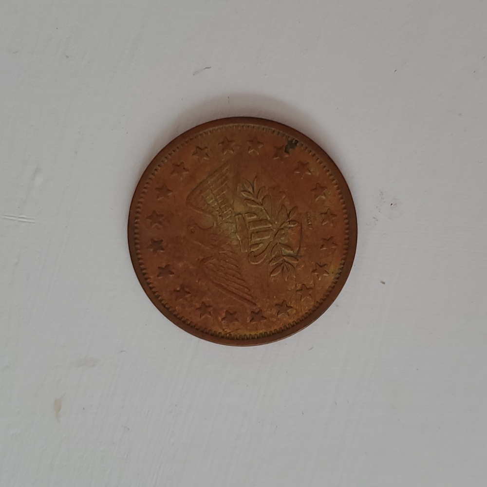 Civil War Era Token No Cash Value Eagle Bird Merchant Coin
